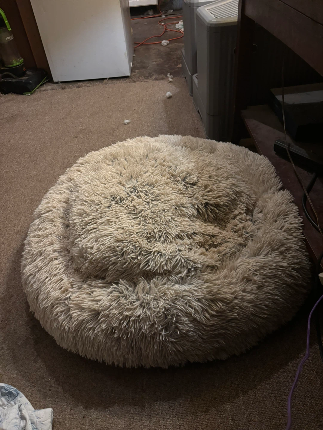 Plush Calming Dog Bed