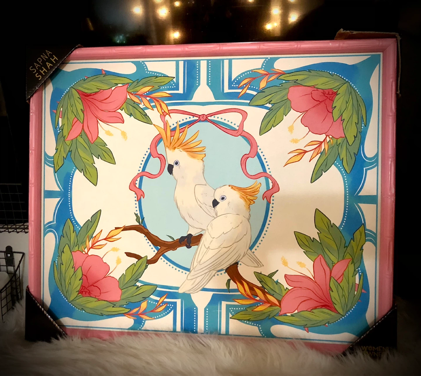 Sapna Shah "Two Cockatoos" Framed Art Print - photo 2