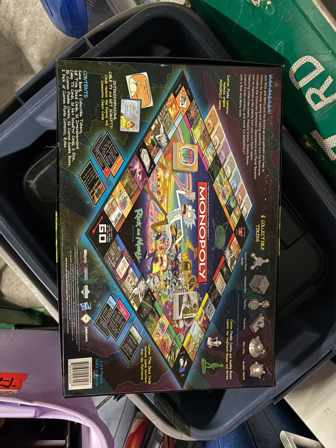 Rick and Morty Monopoly & Total Rickall Card Game - photo 2