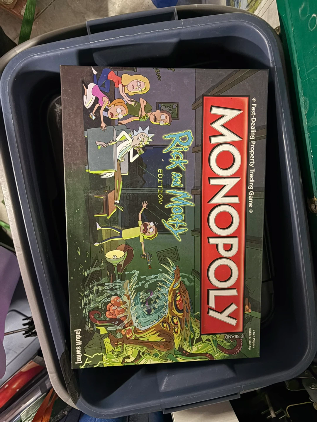 Rick and Morty Monopoly & Total Rickall Card Game