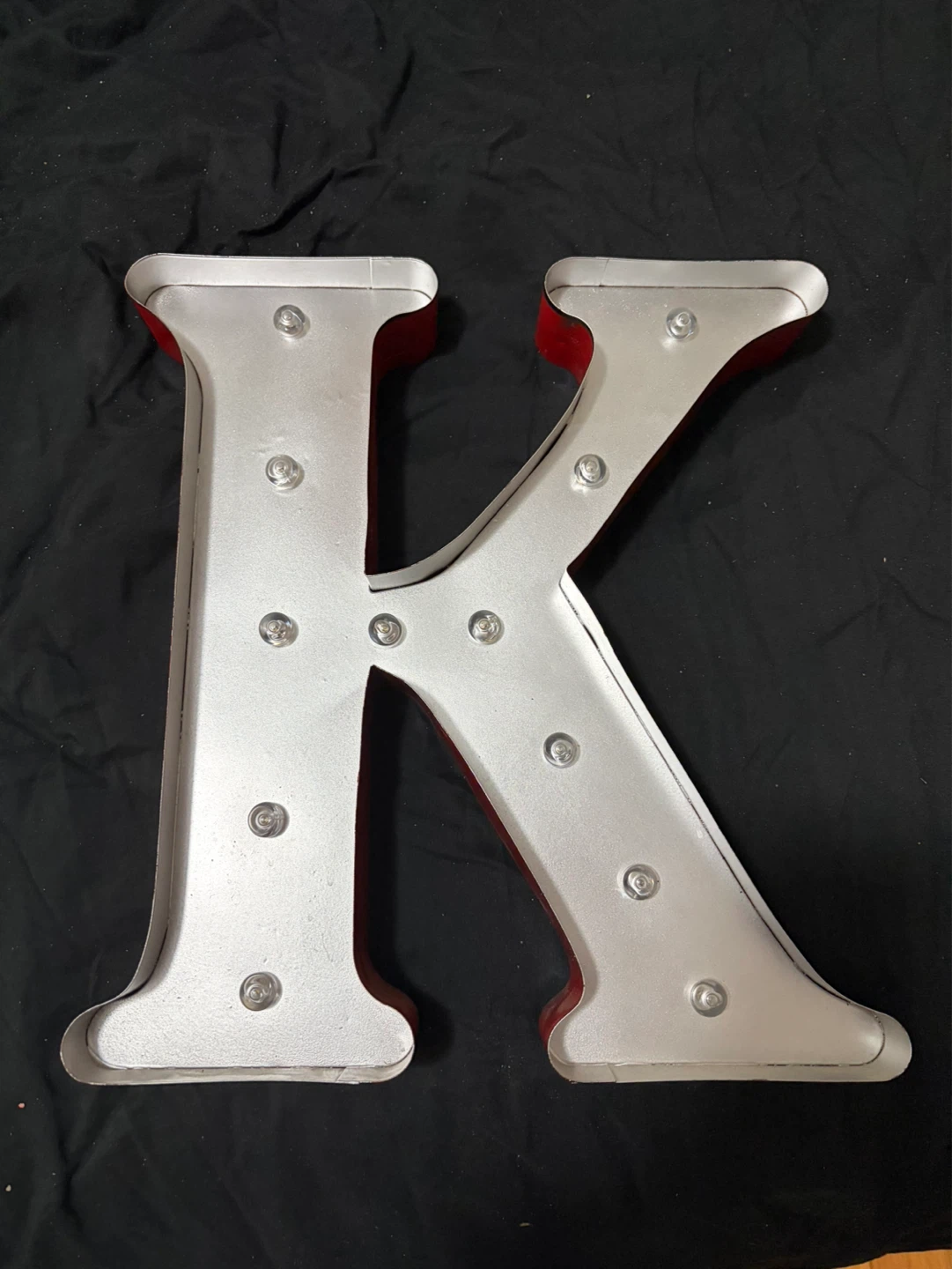 Light-Up Marquee Letter 'K'