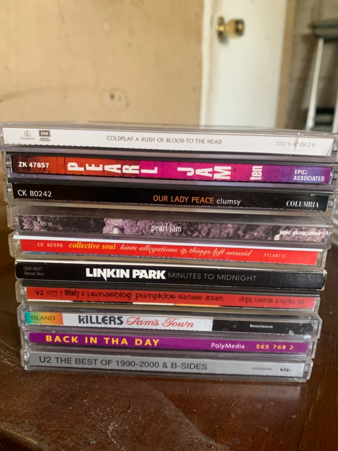 Assorted 1990’s music CDs ( lot of 10) $20