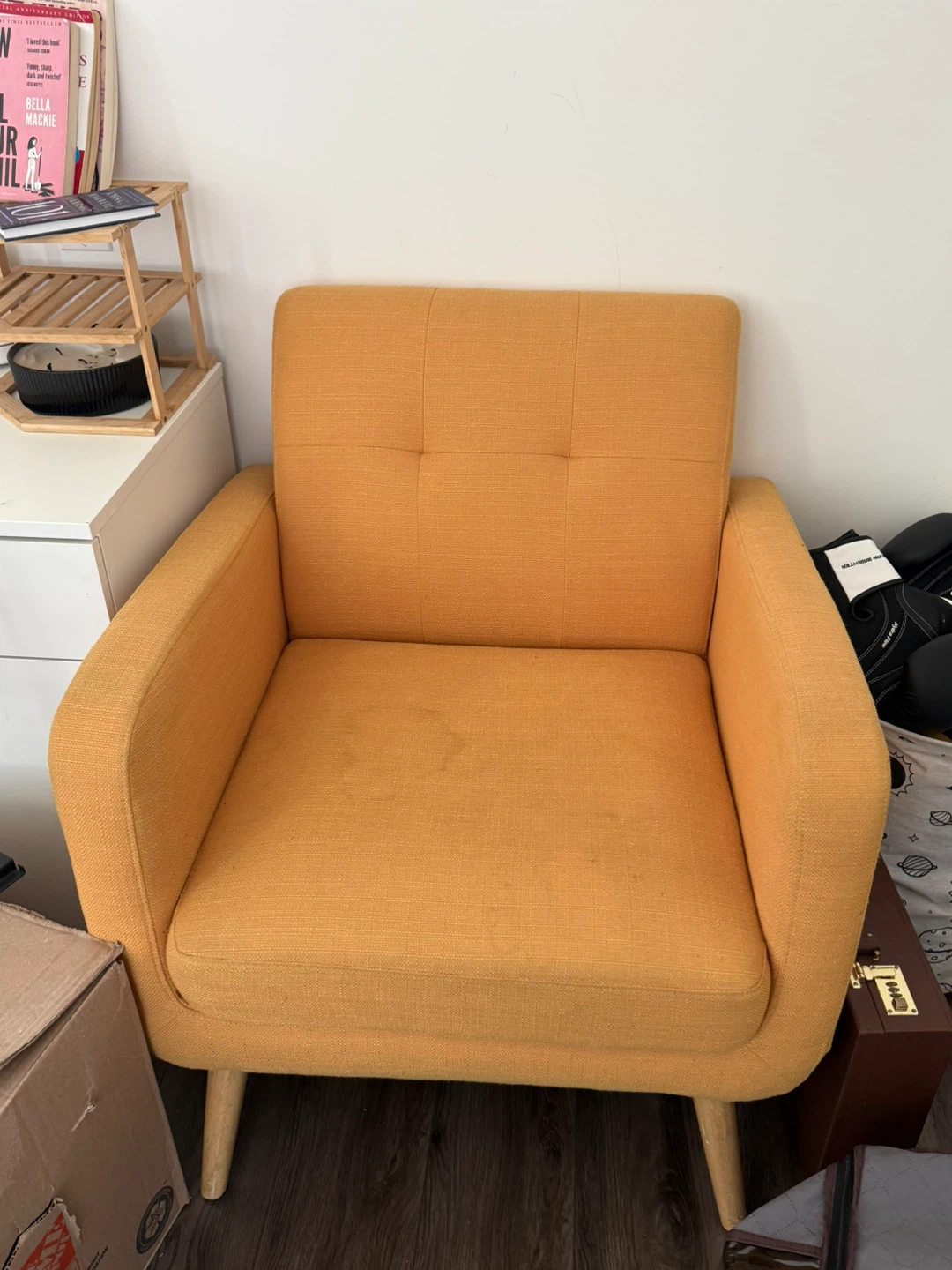 Orange Accent Armchair - photo 2