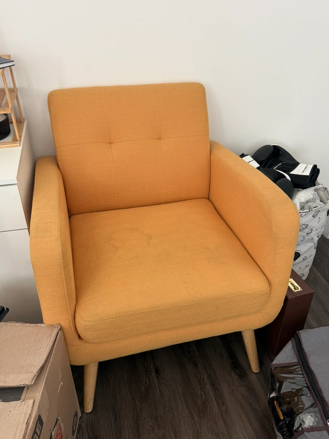 Orange Accent Armchair