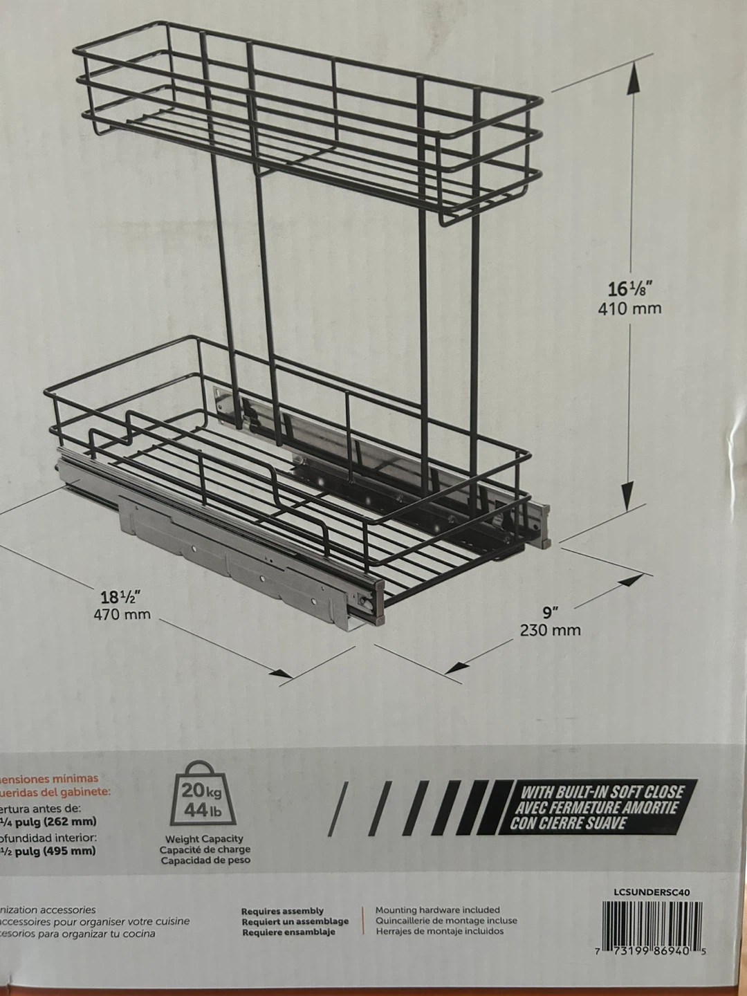 Kitchen Solutions Cuisine Pull-Out Organizer for Cabinets - photo 3