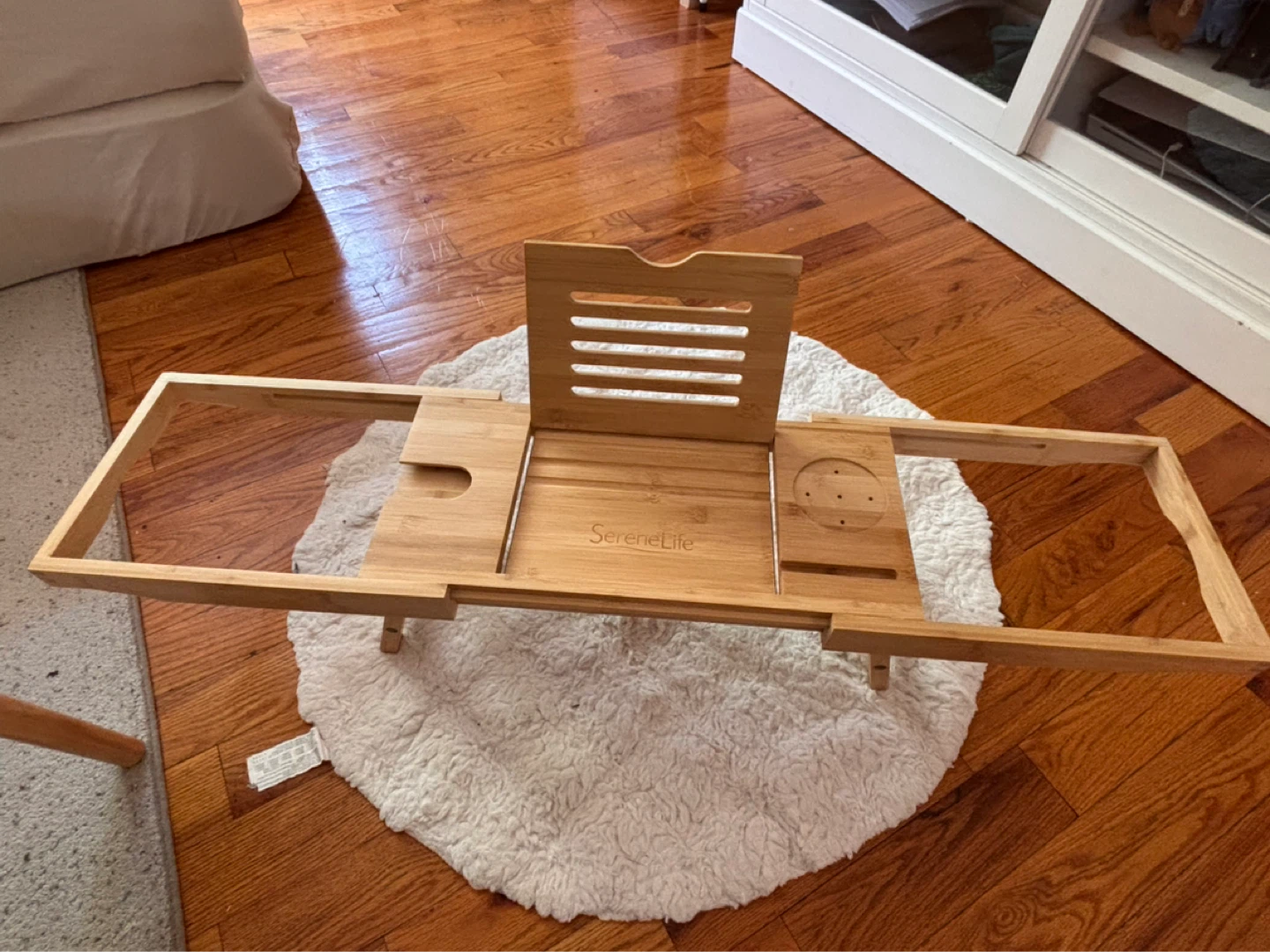 Bamboo bathtub tray - photo 2