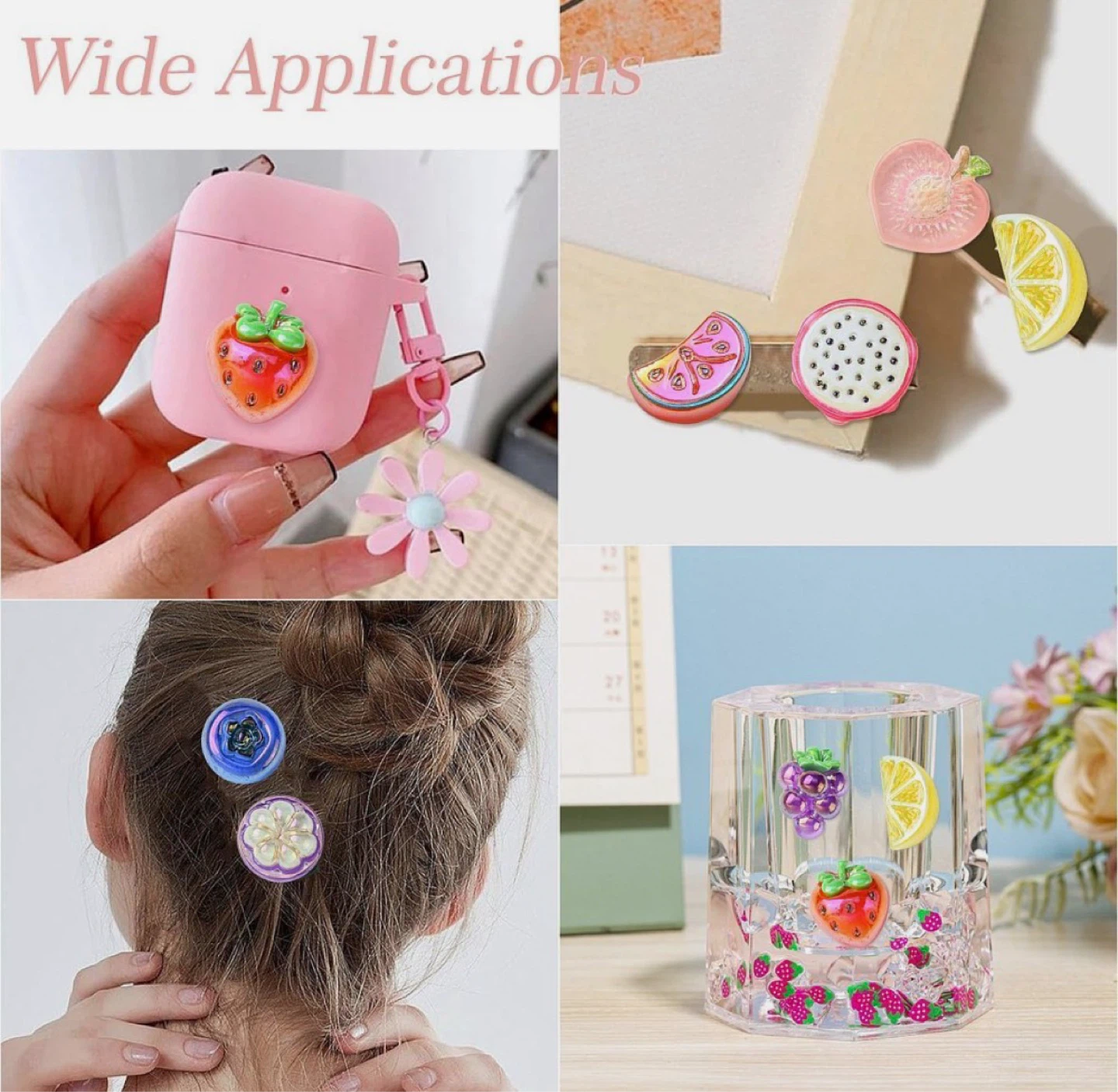 Cute Resin Fruits (40 pieces) New✨ - photo 3