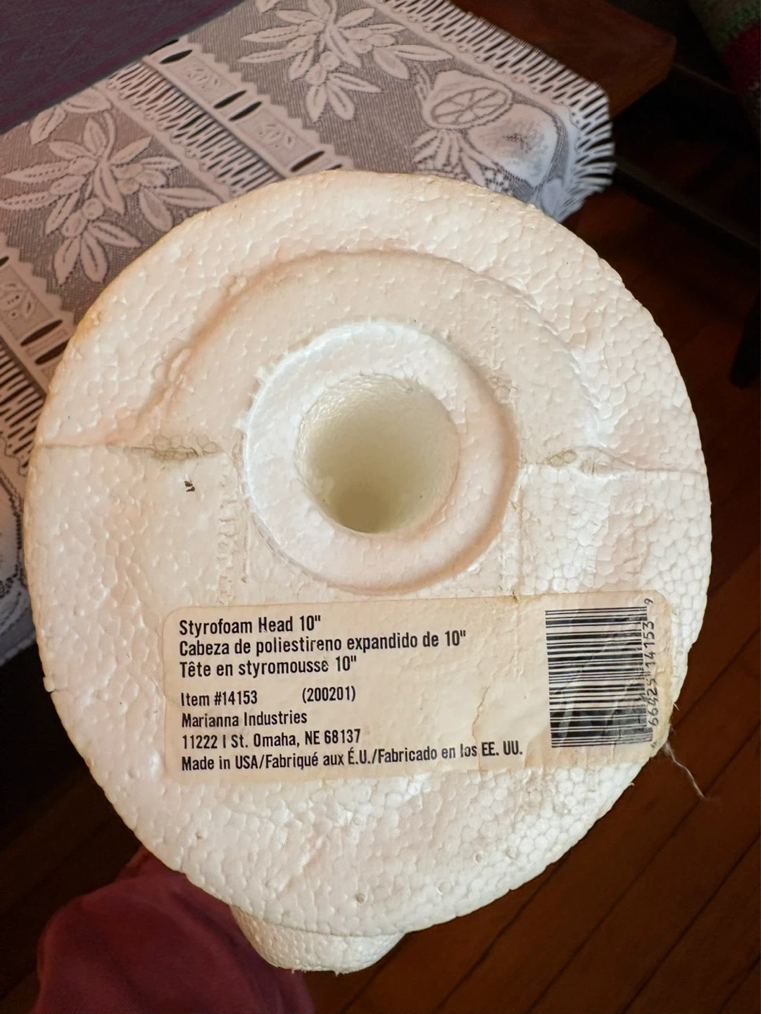 Marianna Industries Styrofoam Head 10" - photo 2