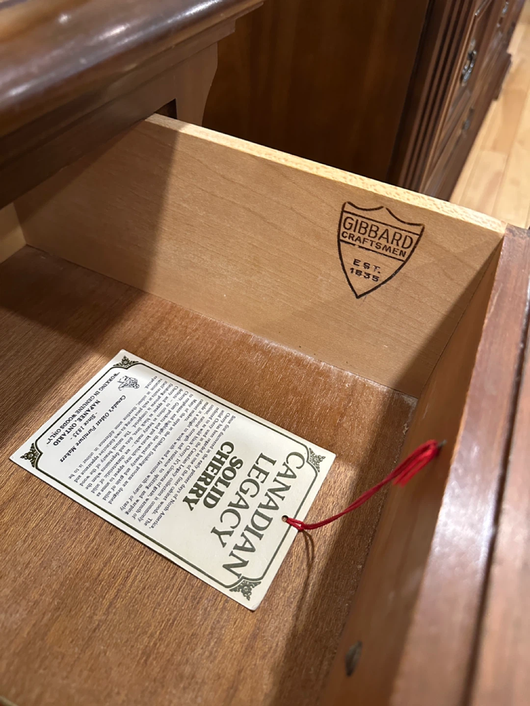 Gibbard Solid Cherry Wood Nightstand (CAN DELIVER) - photo 2