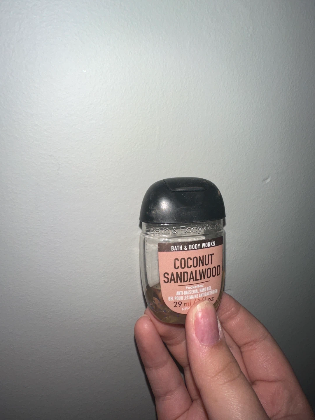Bath & Body Works Coconut Sandalwood Hand Sanitizer 29 mL
