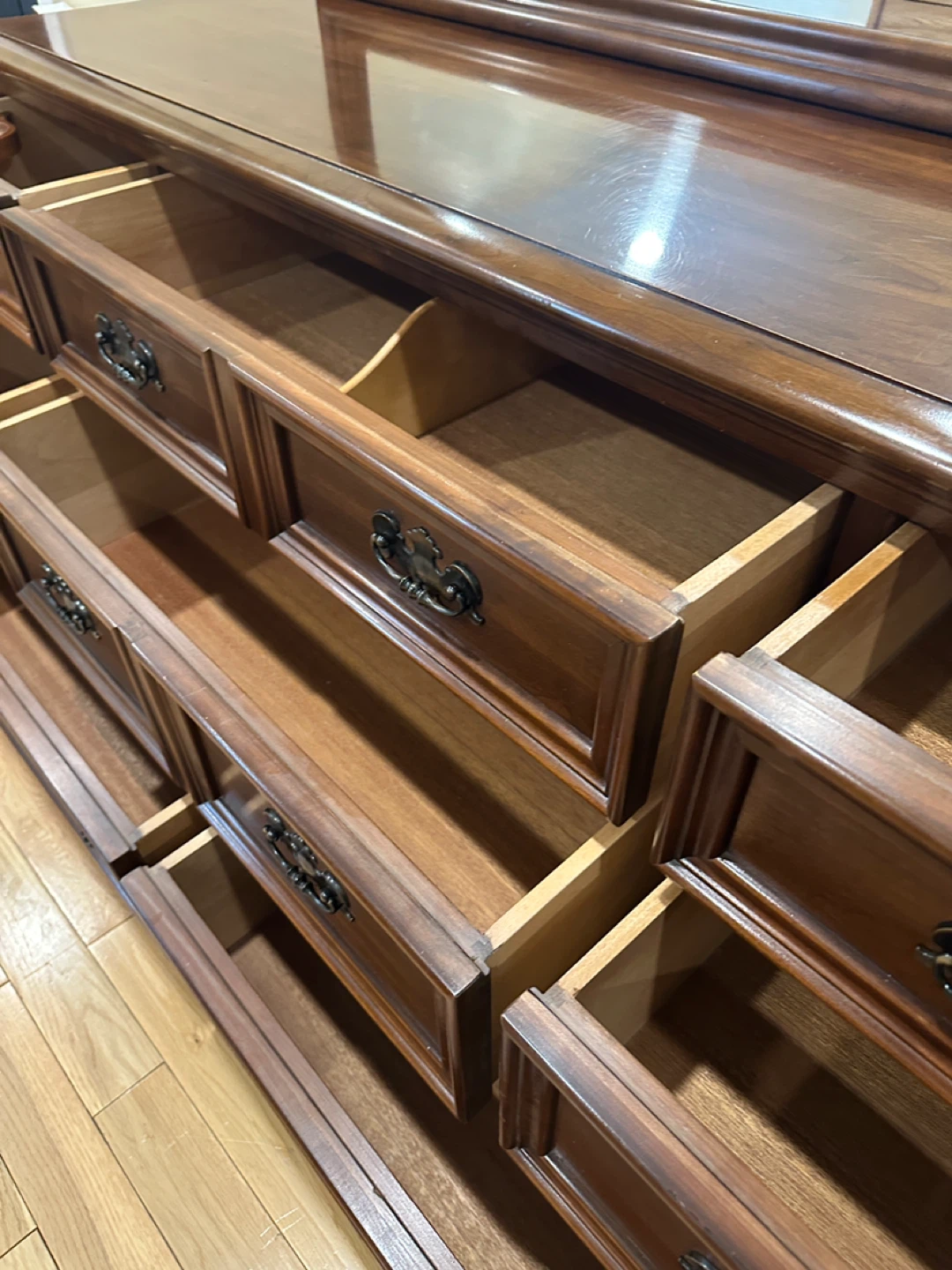 Vinatge Gibbard Solid Cherry Dresser with Mirror (CAN DELIVER) - photo 5