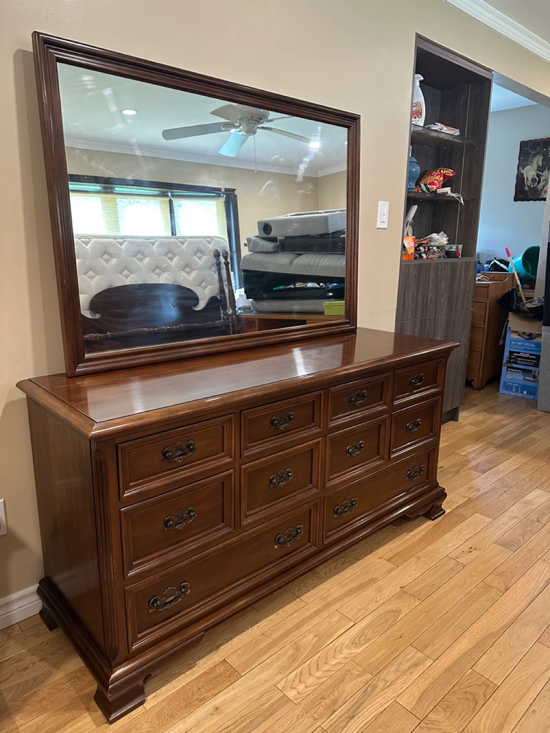 Vinatge Gibbard Solid Cherry Dresser with Mirror (CAN DELIVER) - photo 3