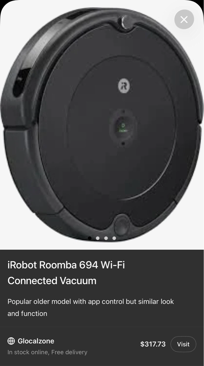 iRobot Roomba 694 Wi-Fi Connected Robot Vacuum - photo 5