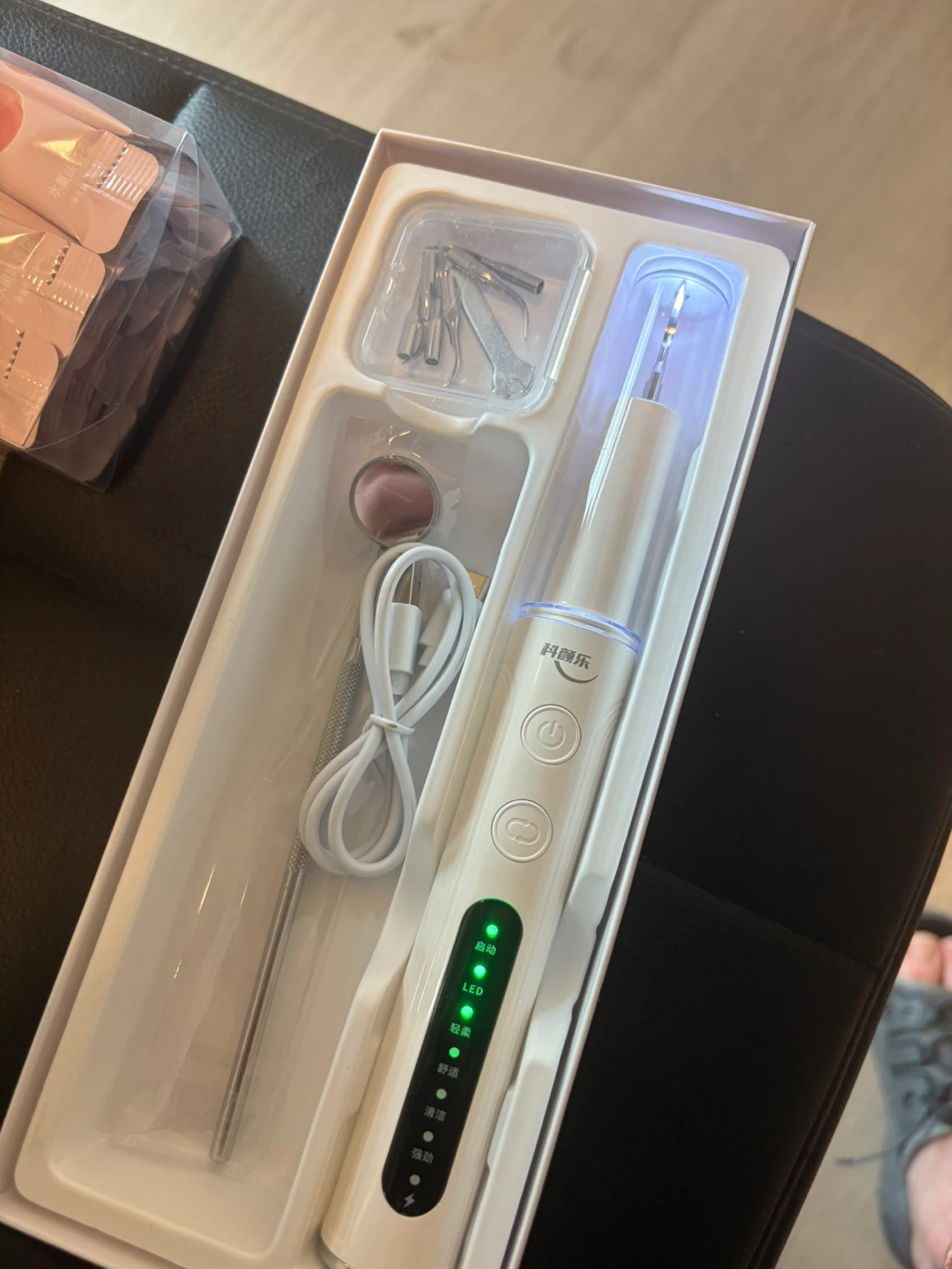 Electric Dental Calculus Remover & Mouthwash Set