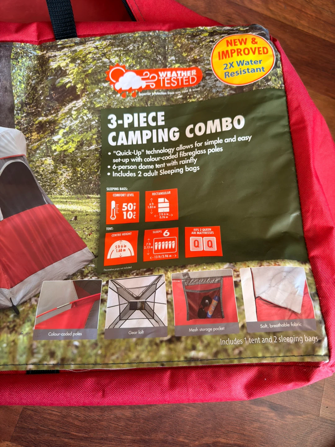 Ozark Trail 3-Piece Camping Combo Tent - photo 2