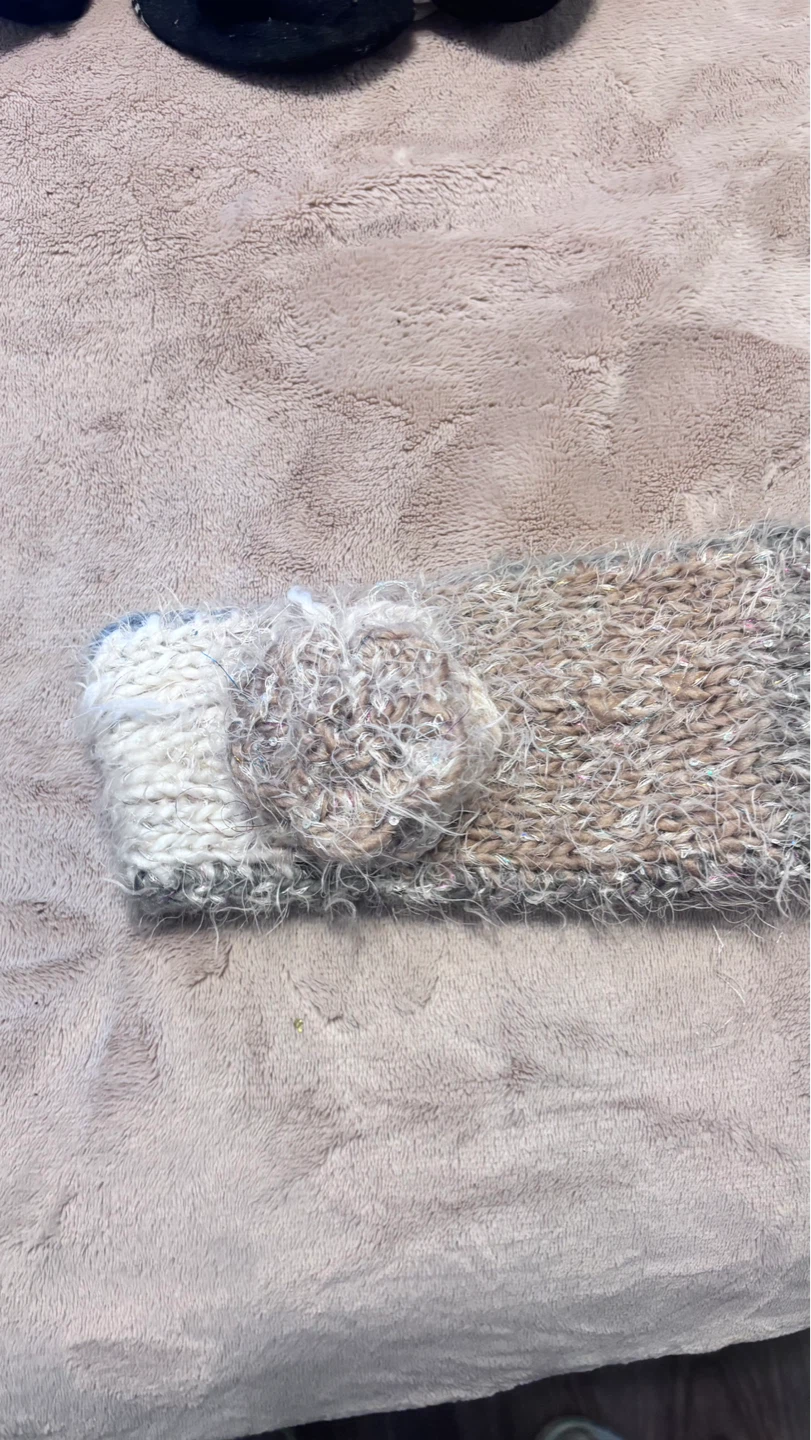 Cozy Knit Headband with Button Detail