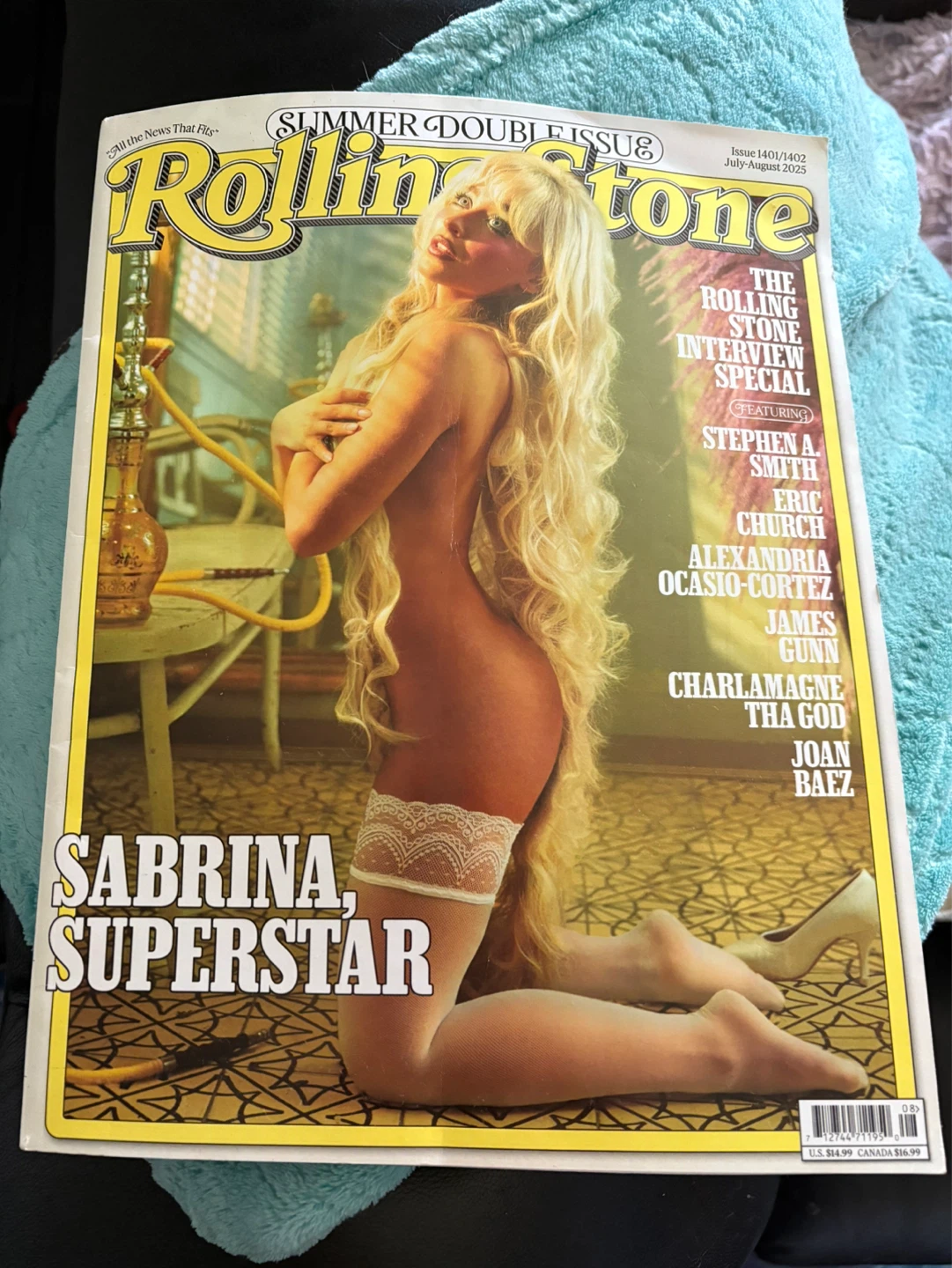 Rolling Stone Magazine Sabrina carpenter- July-August 2025