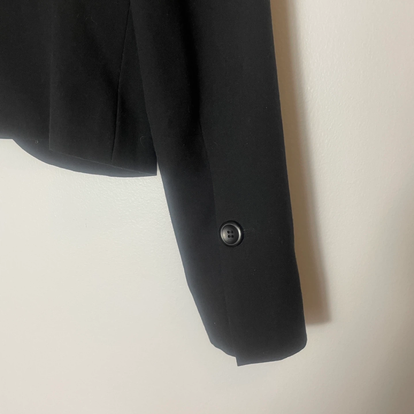 NWT Suzy Shier Black Blazer with Chain Detail Size Medium - photo 5