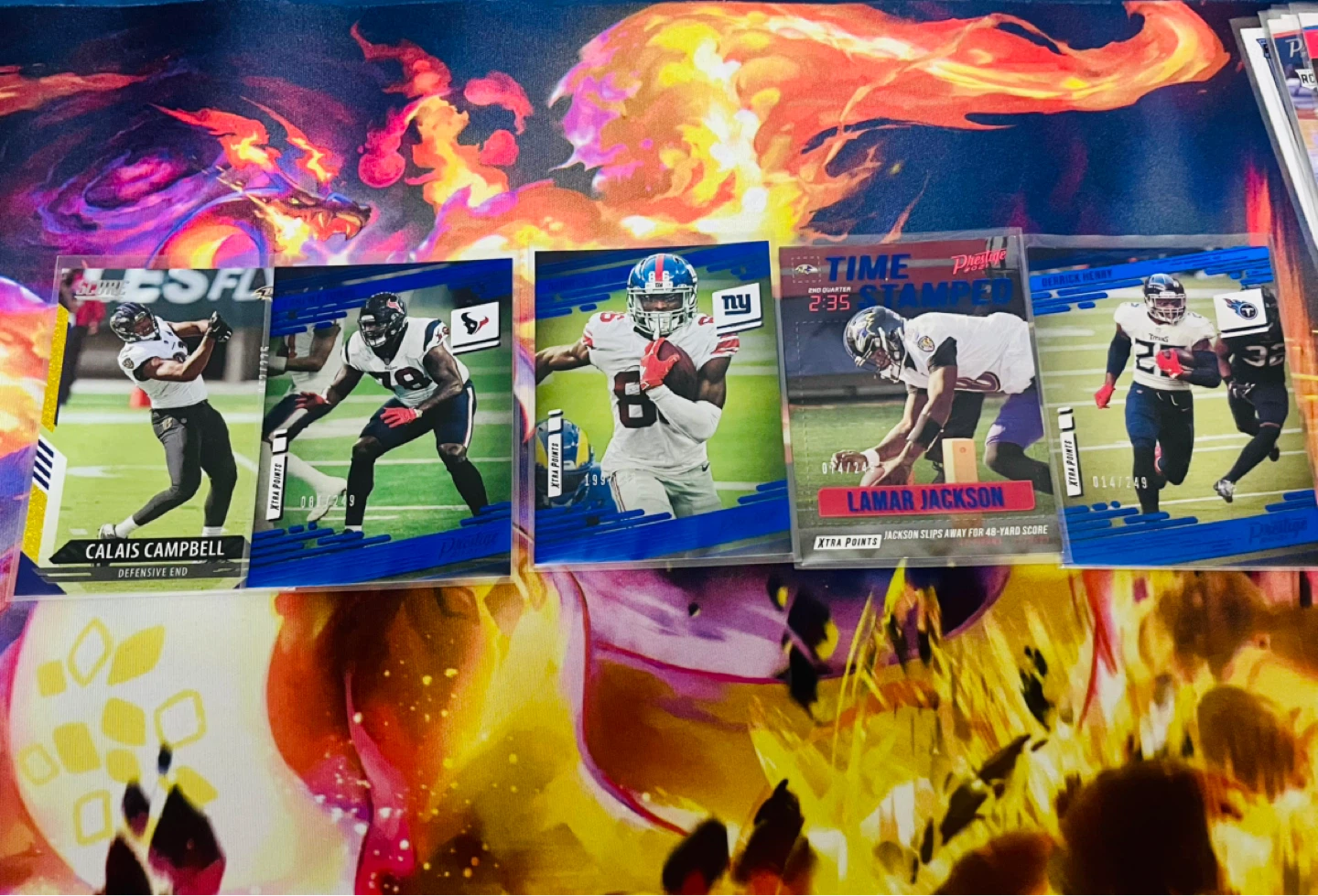 Collection of Autographed NFL and UFC Trading Cards - photo 2