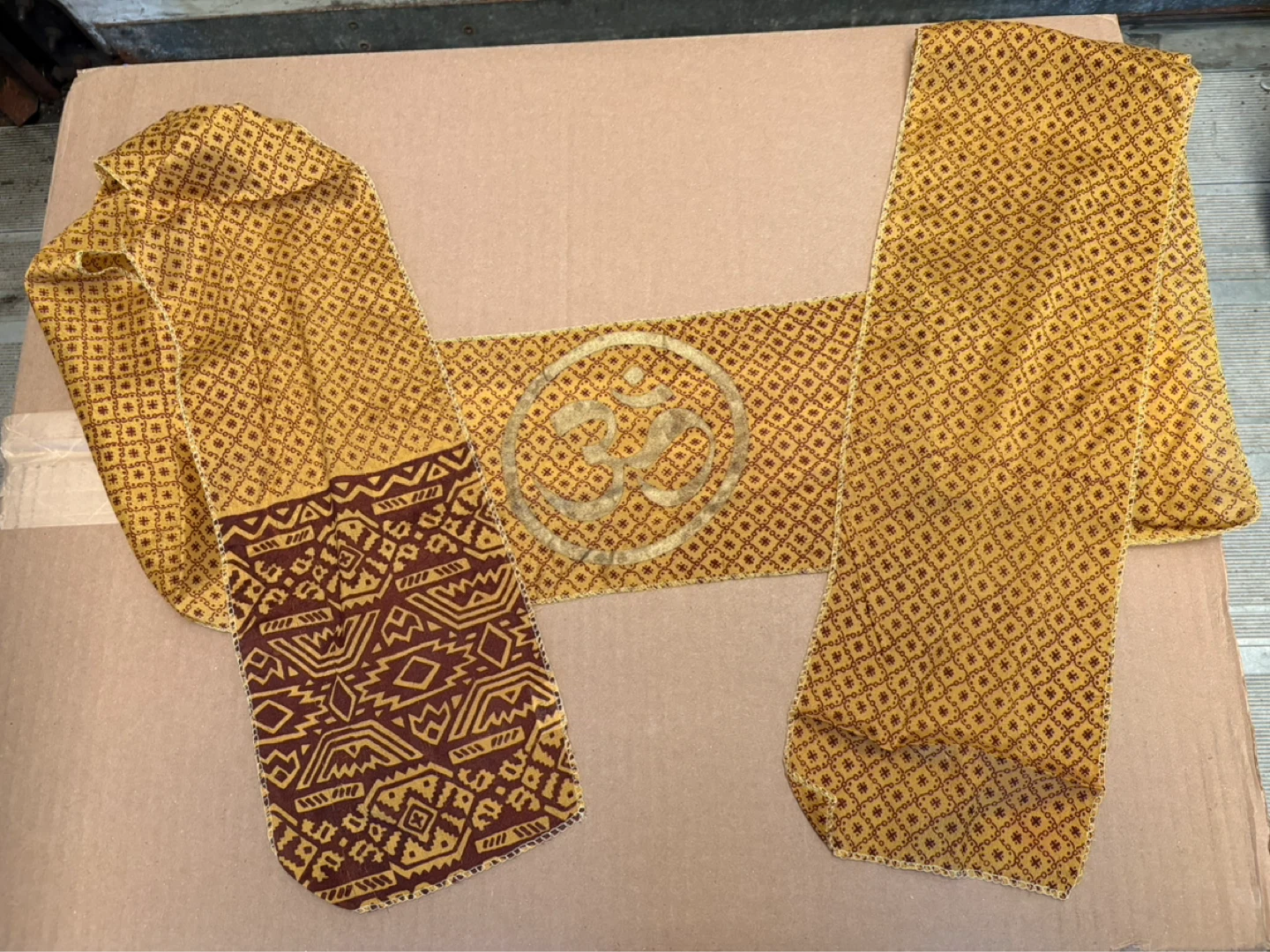 Silk Om Symbol Scarves - Various Colours