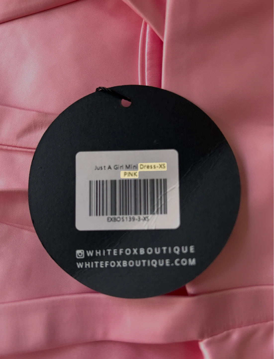Whitefox Boutique - Just A Girl Mini Dress - Pink - XS - photo 5