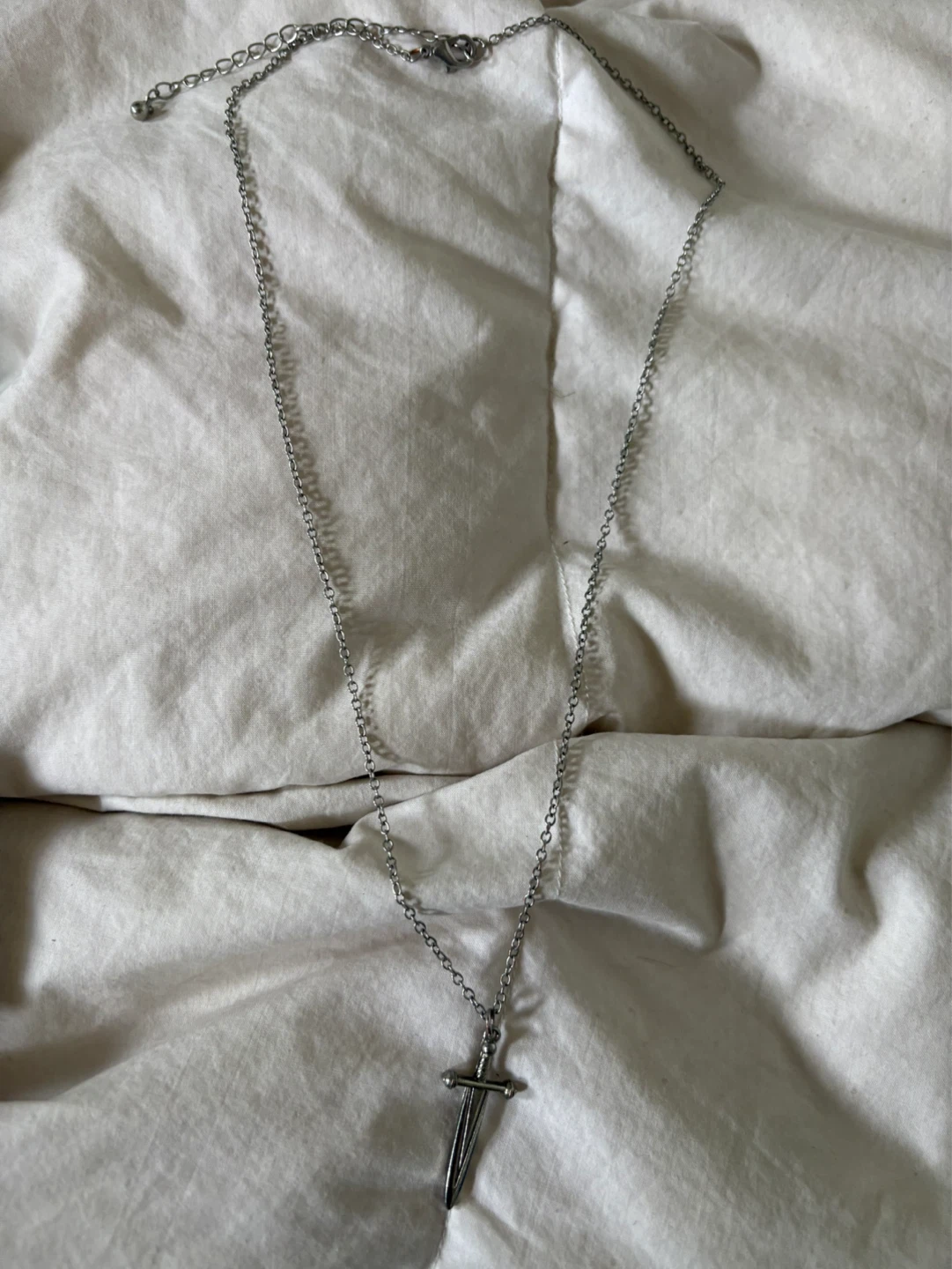 Silver Sword Pendant Necklace - photo 3