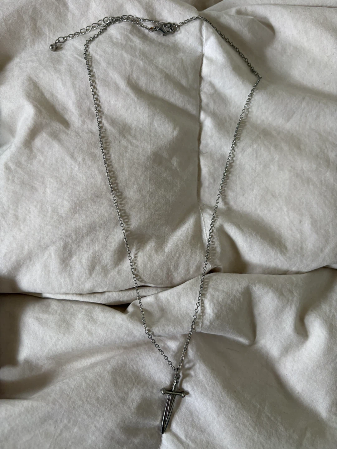 Silver Sword Pendant Necklace - photo 4