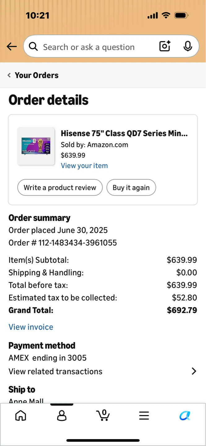 Hisense 75" Class QD7 Series Mini-LED TV - photo 3