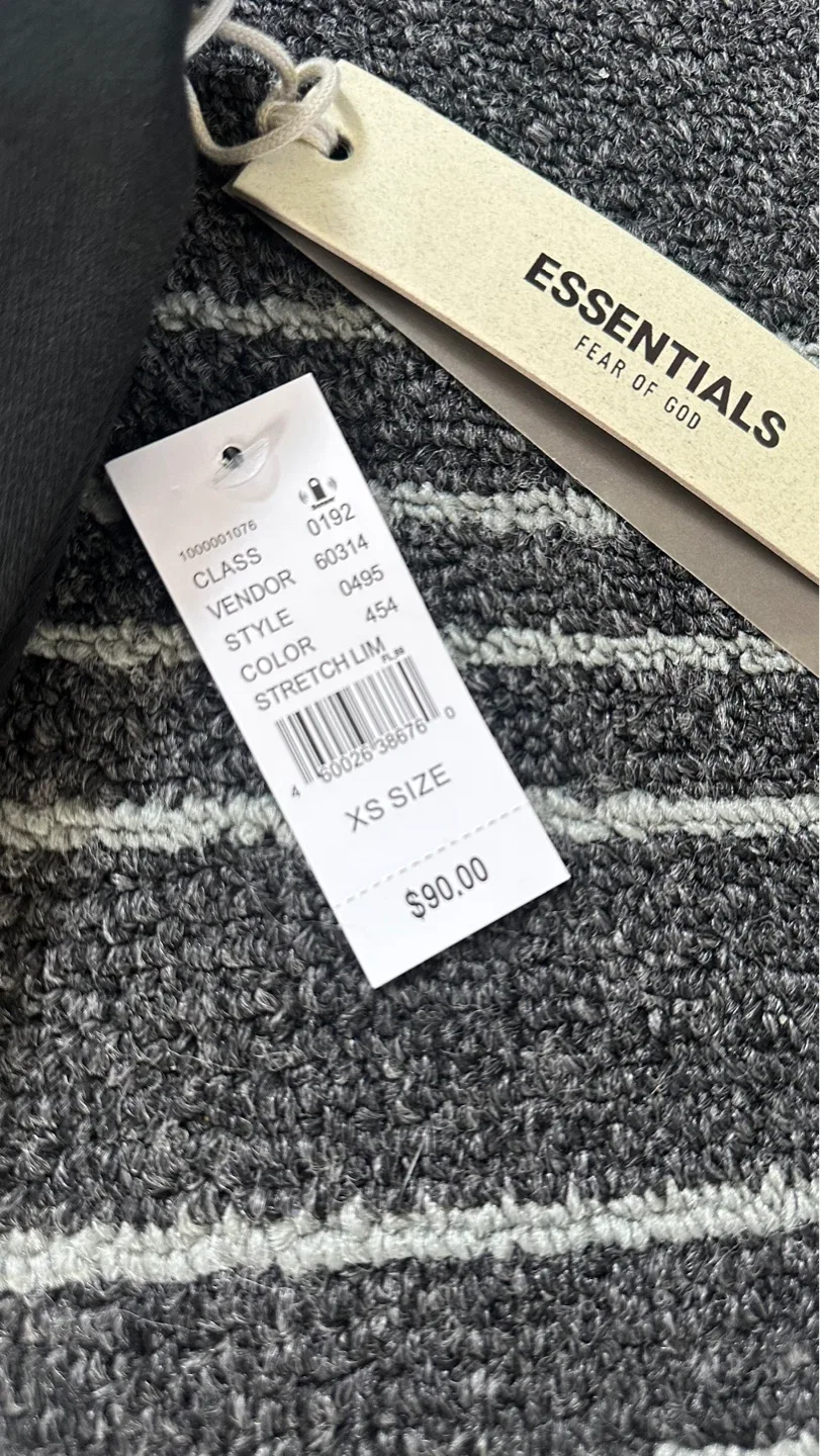 Black ss22 essentials hoodie - photo 4