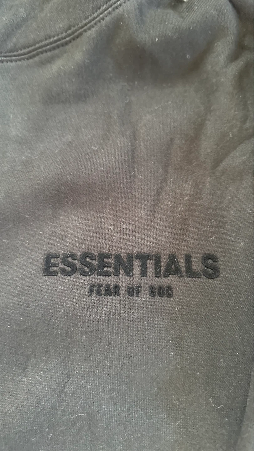 Black ss22 essentials hoodie - photo 3
