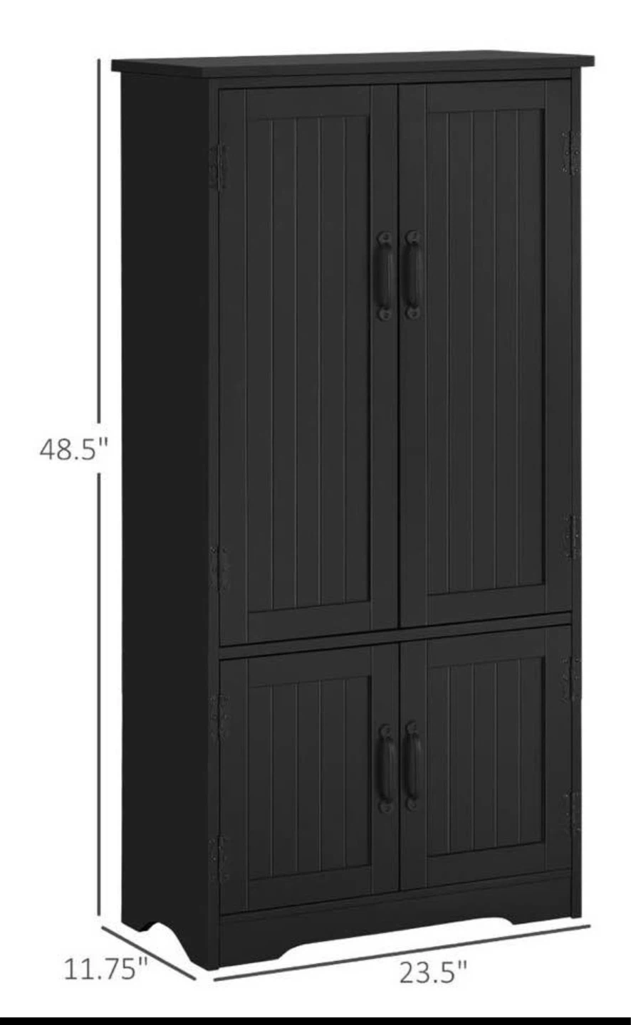 HOMCOM 48" Kitchen Pantry, Kitchen Storage Cabinet