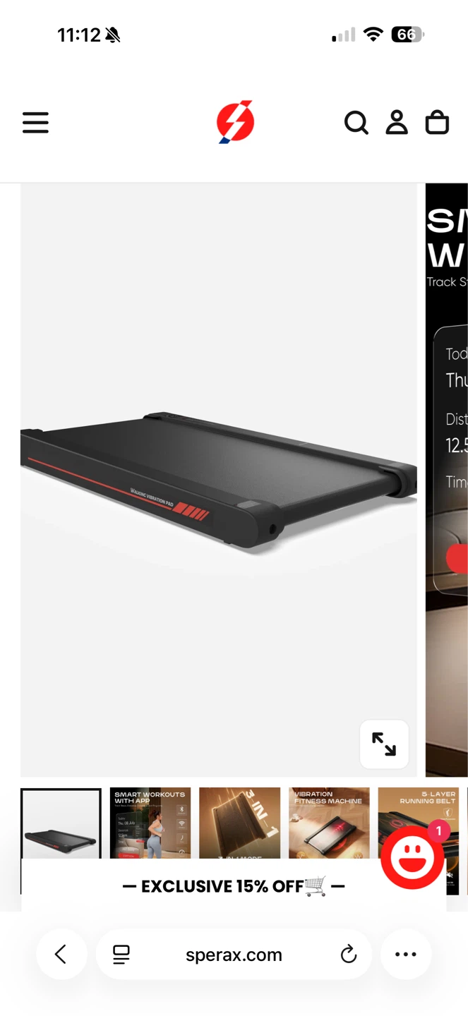 Smart Walking Pad Treadmill with App
