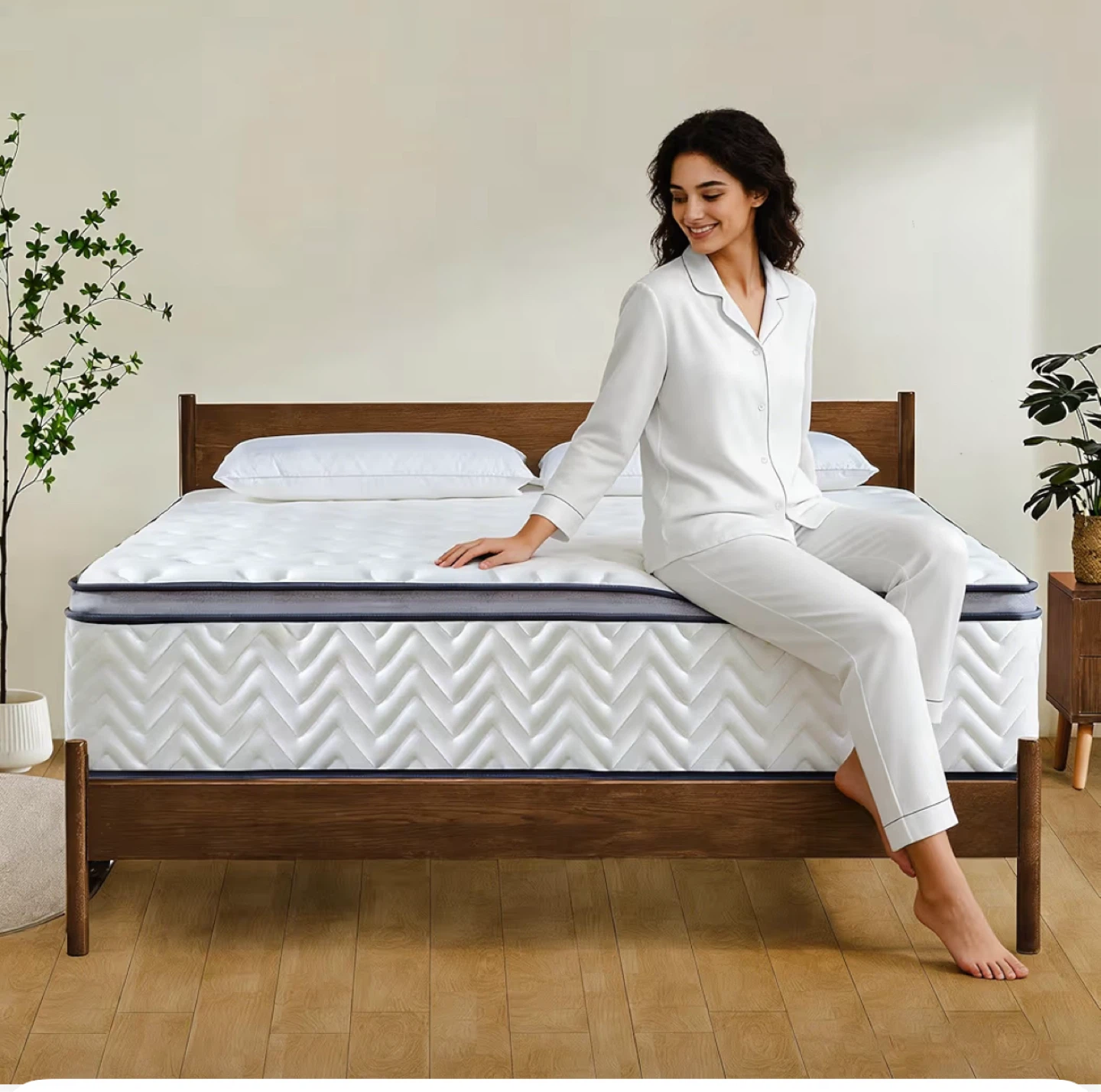 Queen Hybrid Mattress - 12 Inch Medium Firm - photo 3