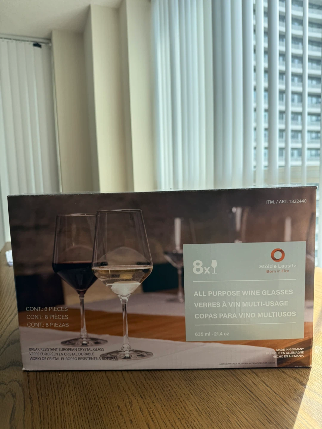 New Stölzle Lausitz All Purpose Wine Glasses - Set of 8
