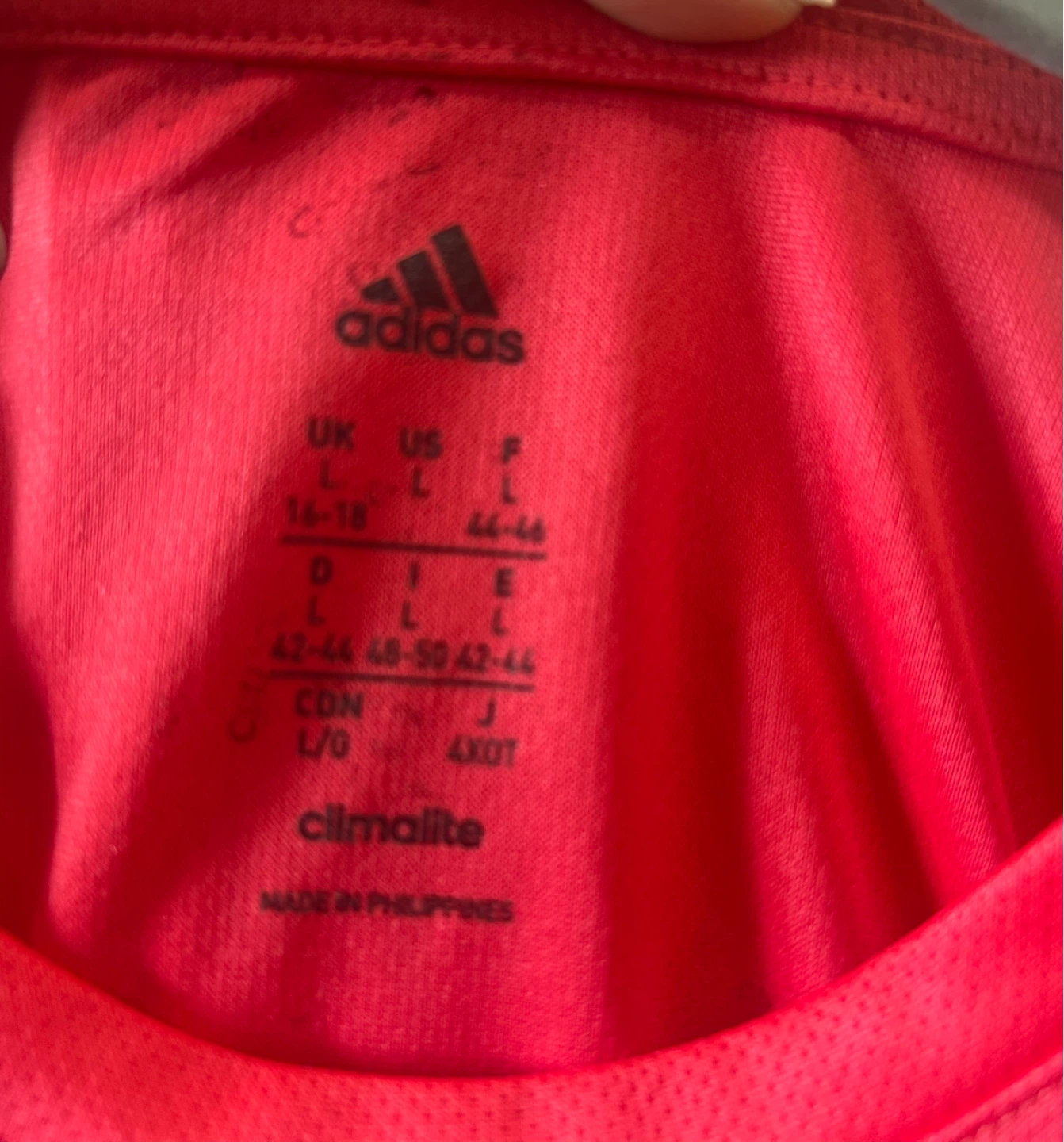 Adidas Climalite Women's T-Shirt - Size L - Coral - photo 2