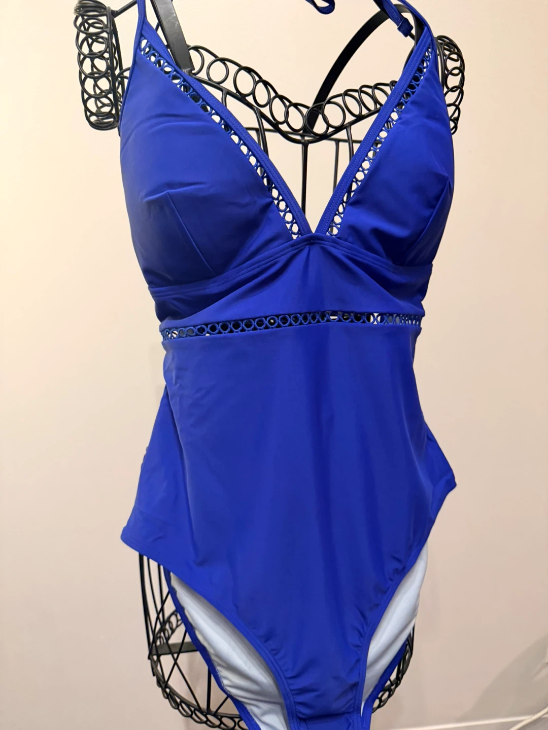Blue Halter One-Piece Swimsuit (BNWT) - photo 2