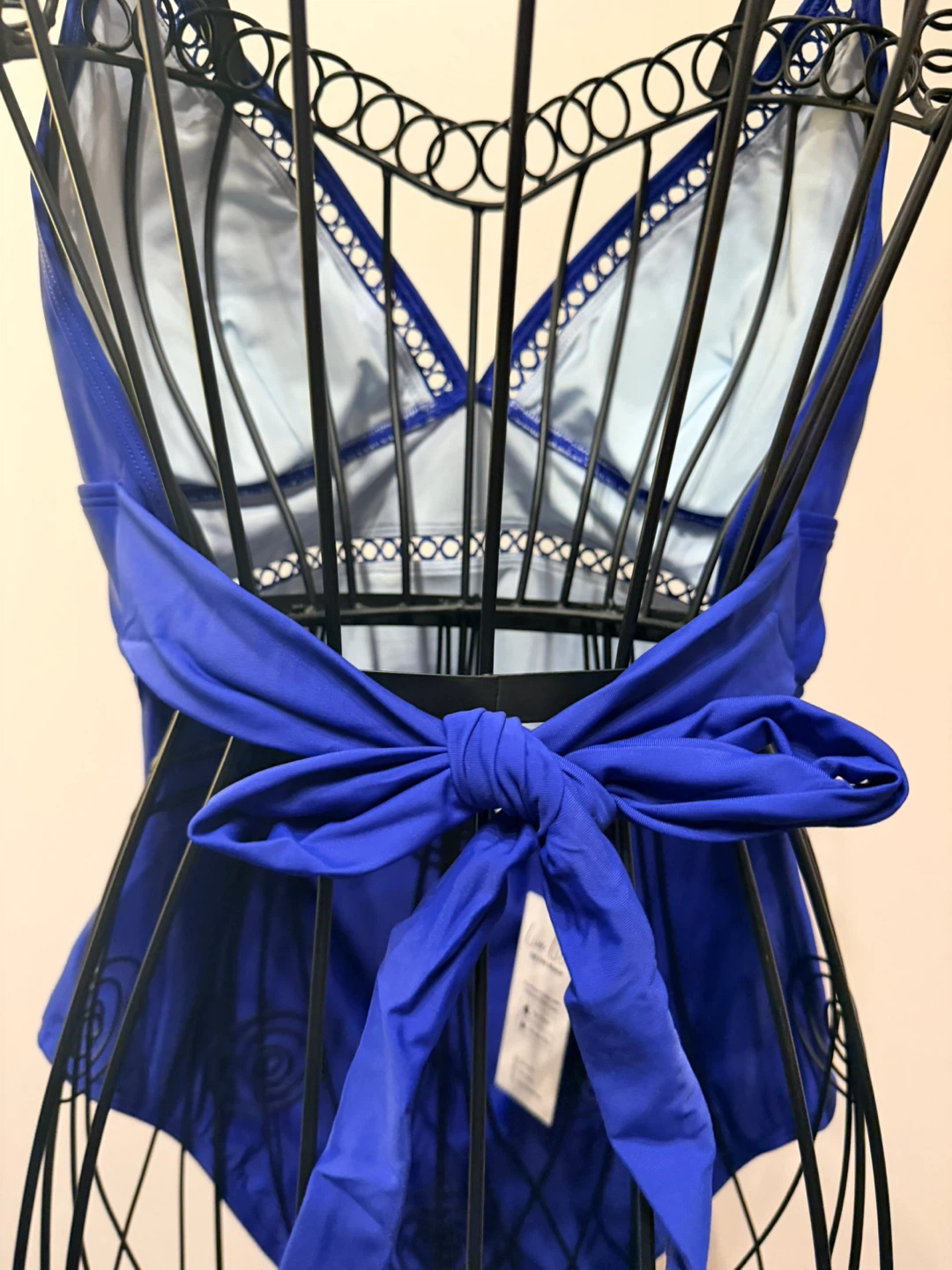 Blue Halter One-Piece Swimsuit (BNWT) - photo 3