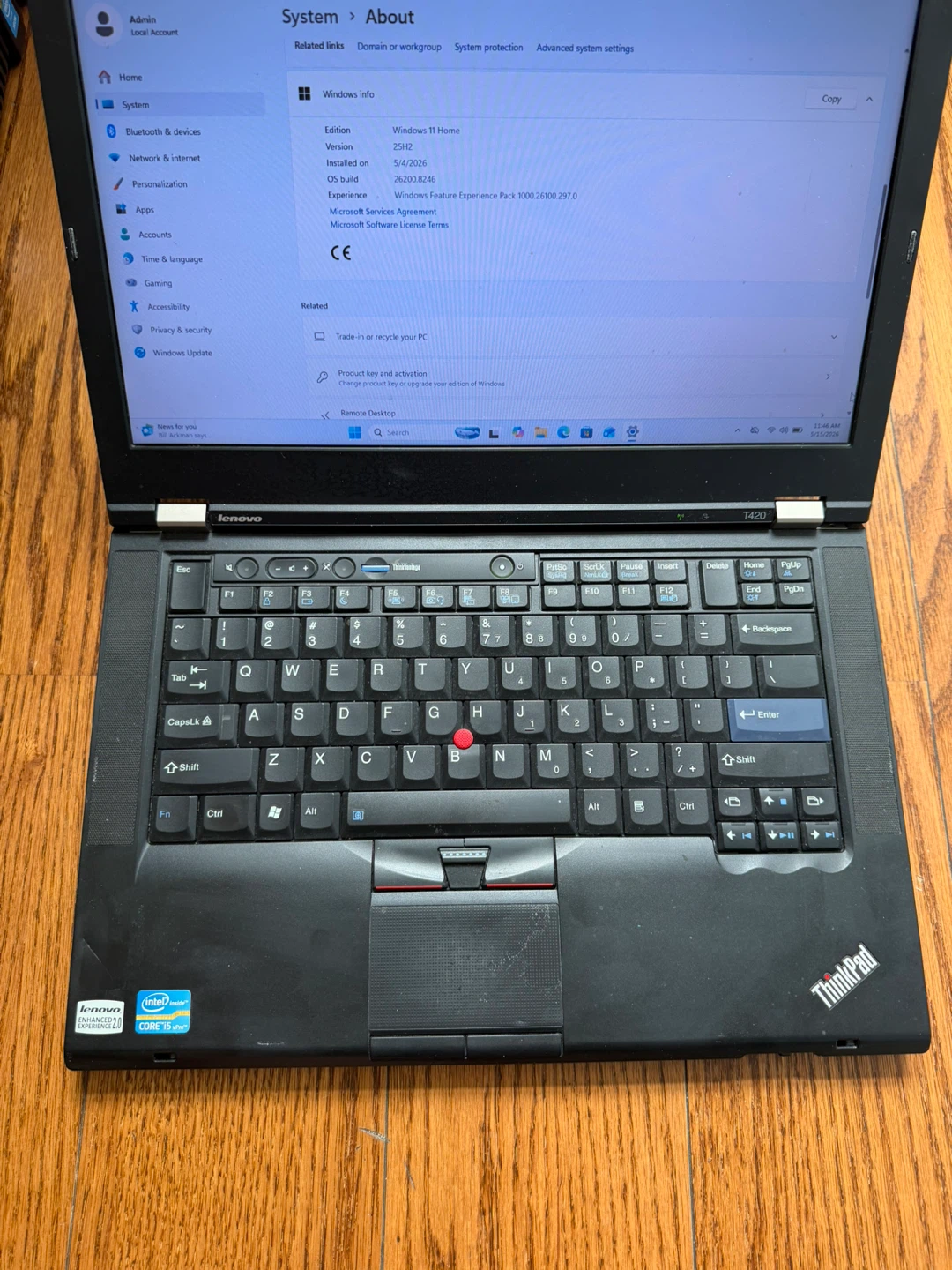 Lenovo Laptop T420 14”/8GB RAM/128GB SSD/Windows 11 - photo 4