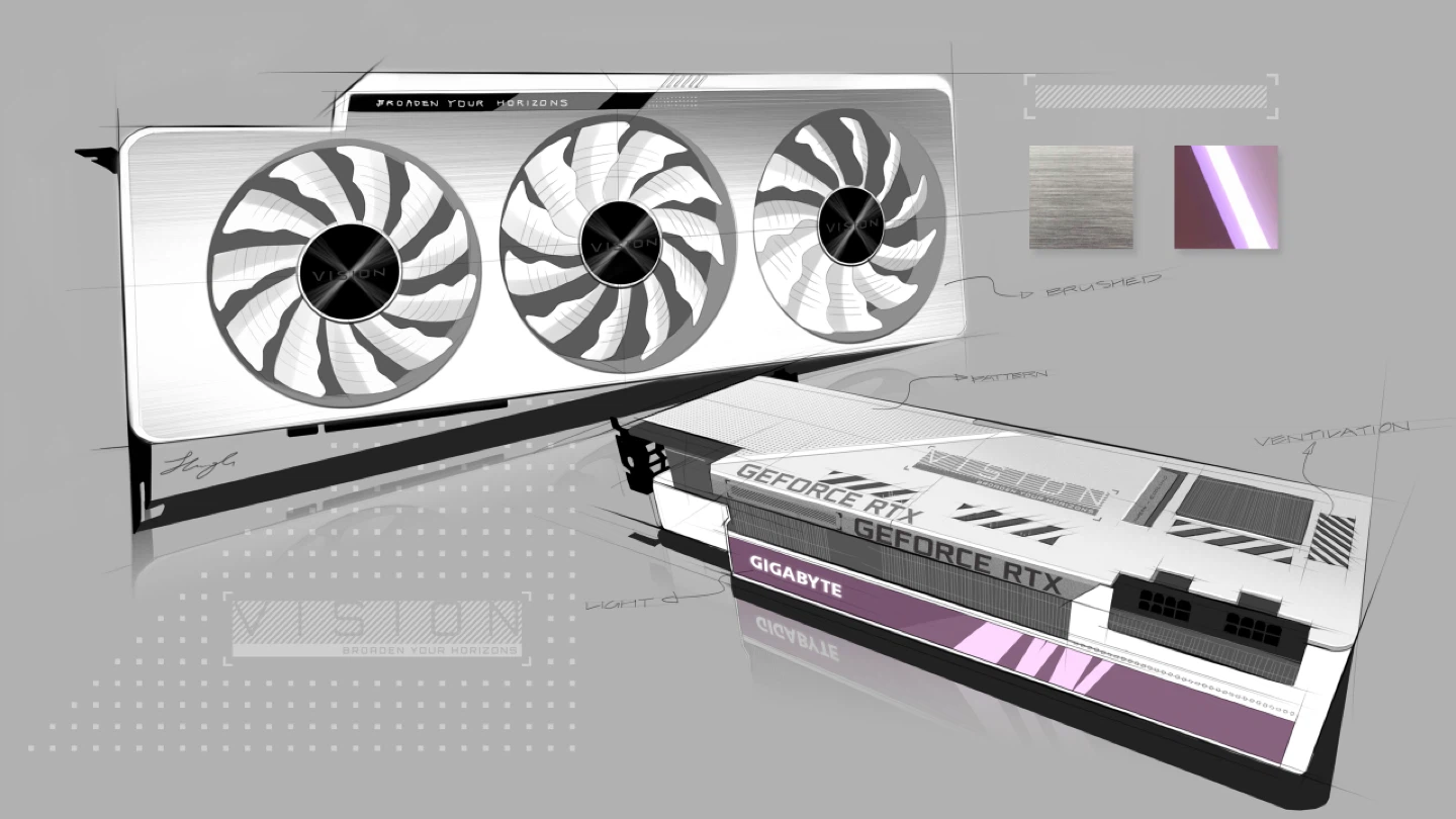 Gigabyte GeForce RTX 3090 VISION OC 24G Graphics Card - photo 3