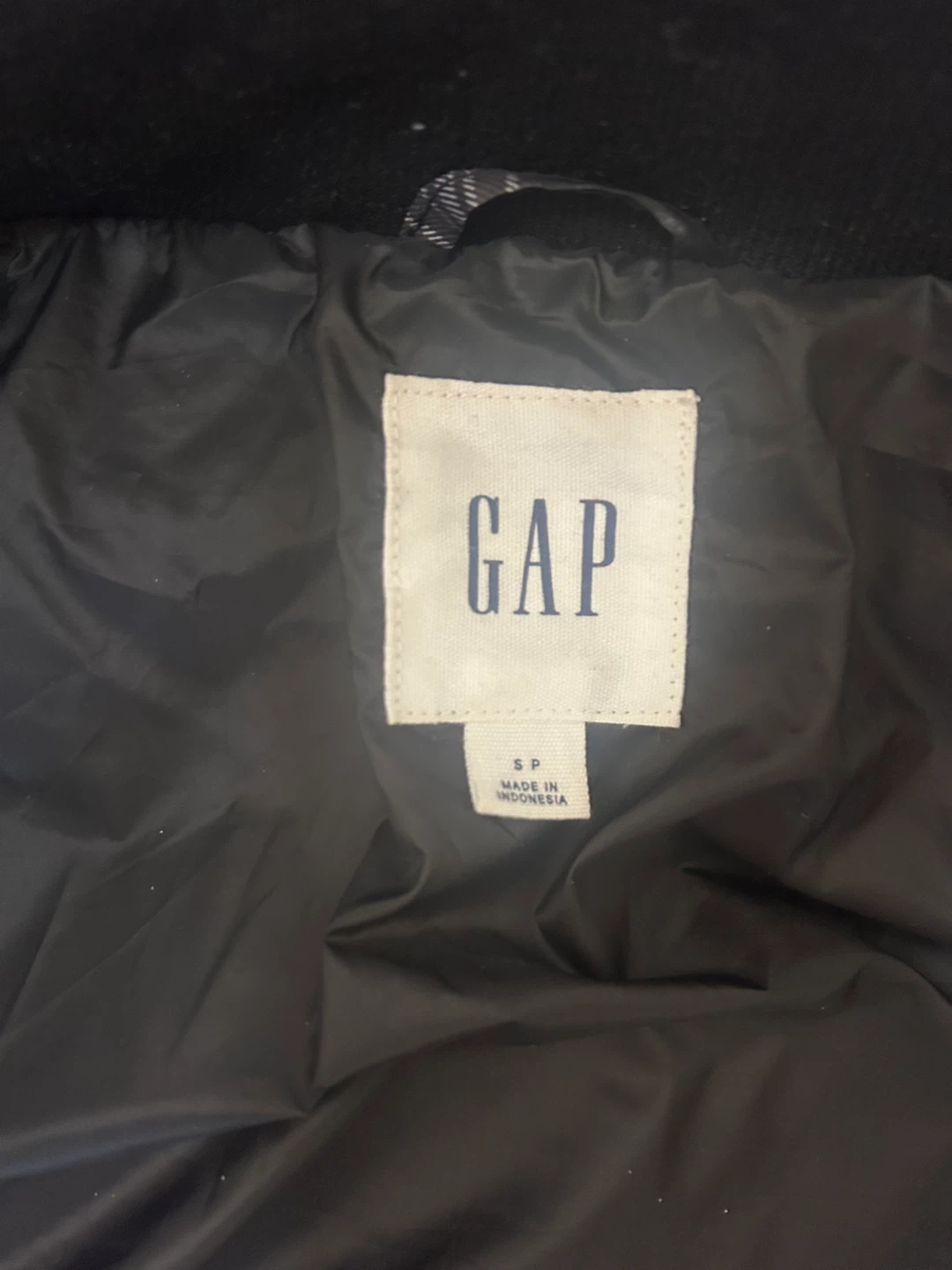 Womens GAP Plaid Puffer/ Bomber Jacket - photo 3