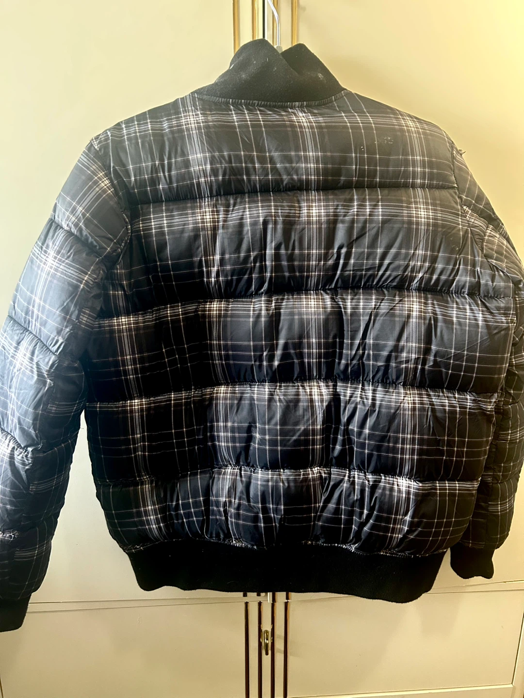 Womens GAP Plaid Puffer/ Bomber Jacket - photo 2