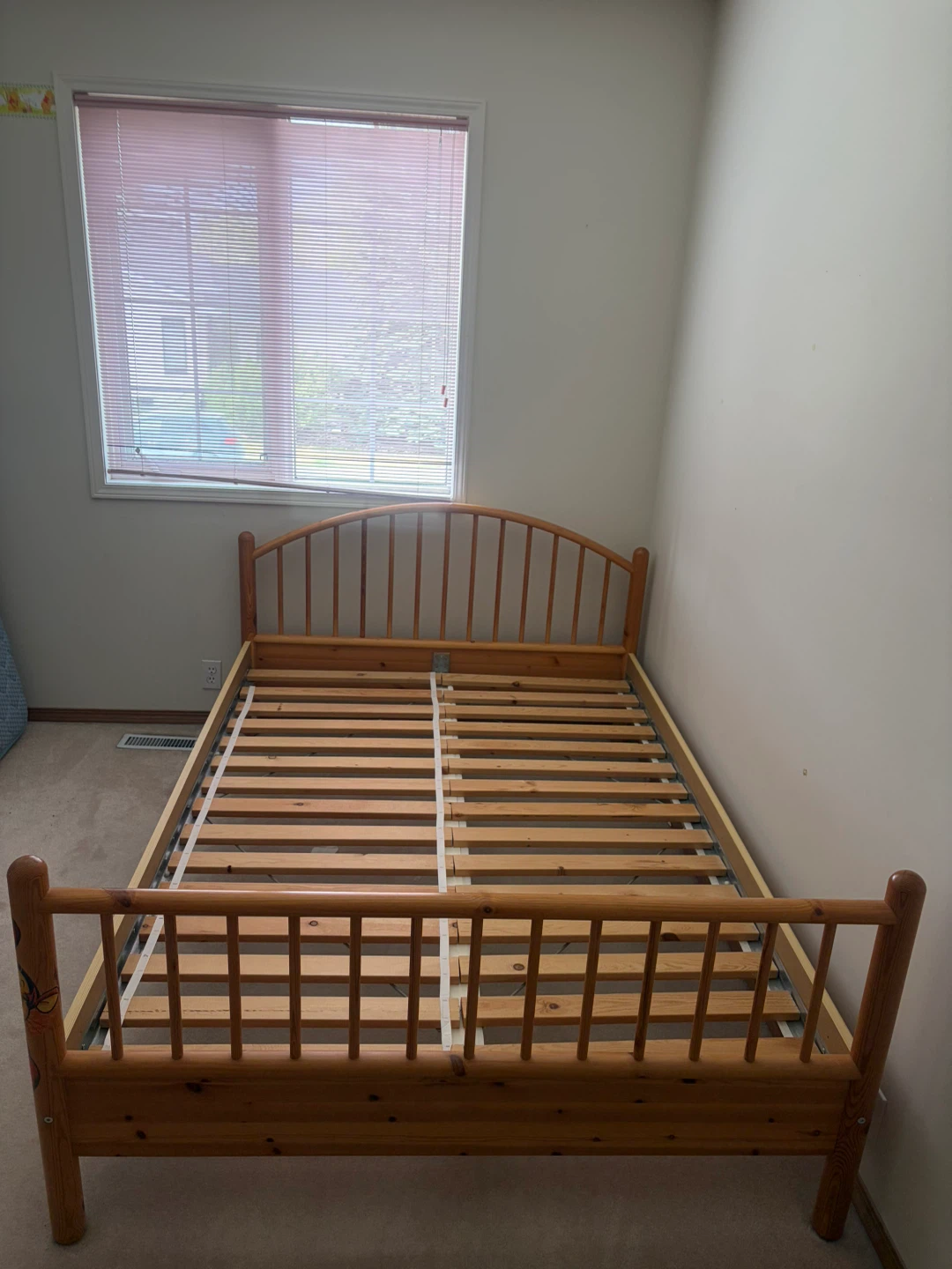 IKEA Full / double bed frame wooden - photo 2