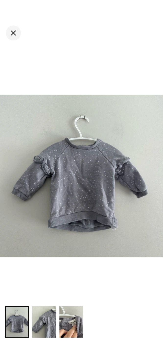 Miles the Label Baby Girl Sweater - 6 Months