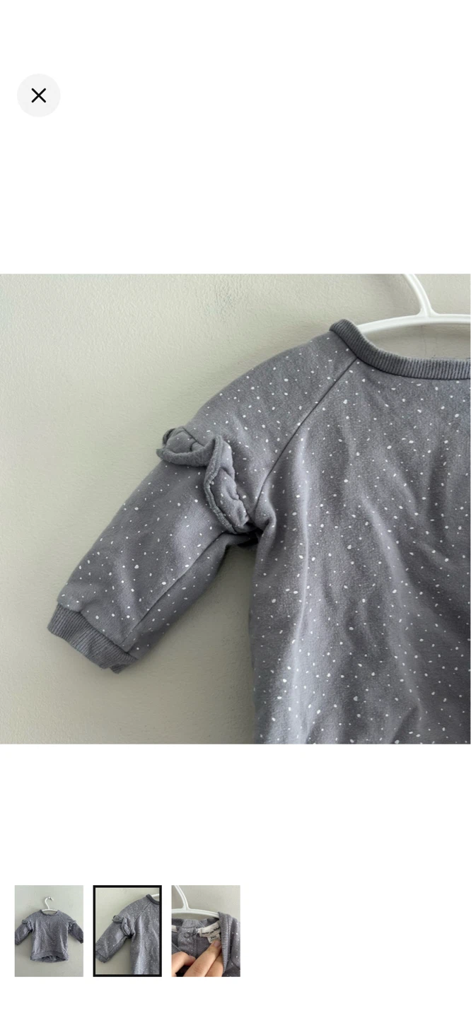Miles the Label Baby Girl Sweater - 6 Months - photo 2