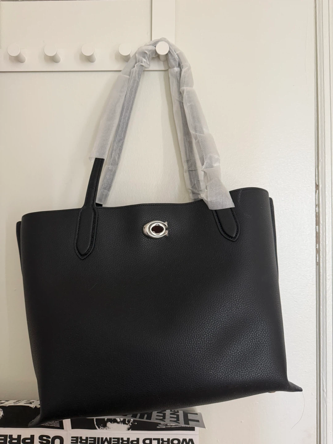Coach PBBL WLLW TOT Tote Bag - Black