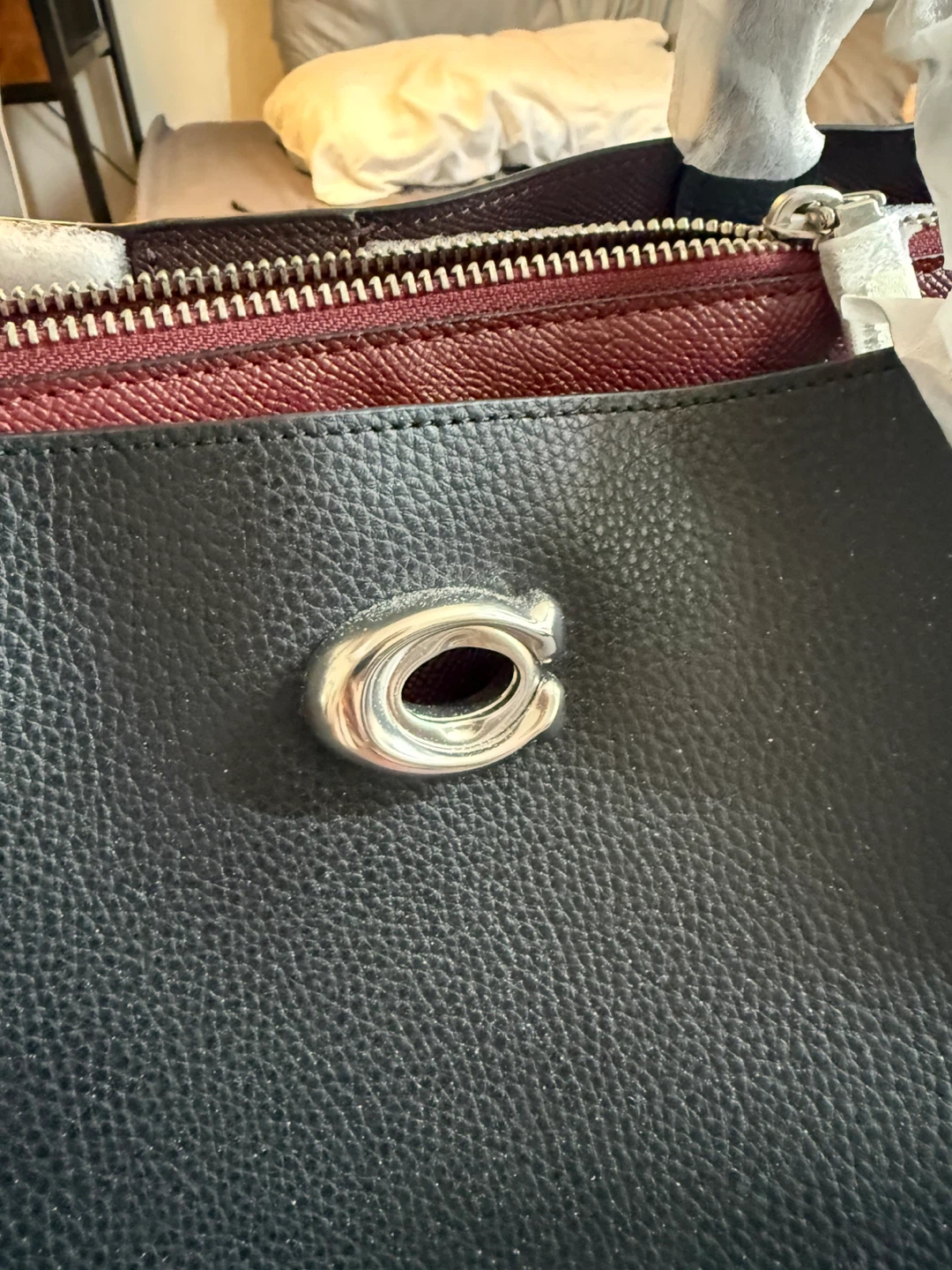 Coach PBBL WLLW TOT Tote Bag - Black - photo 3