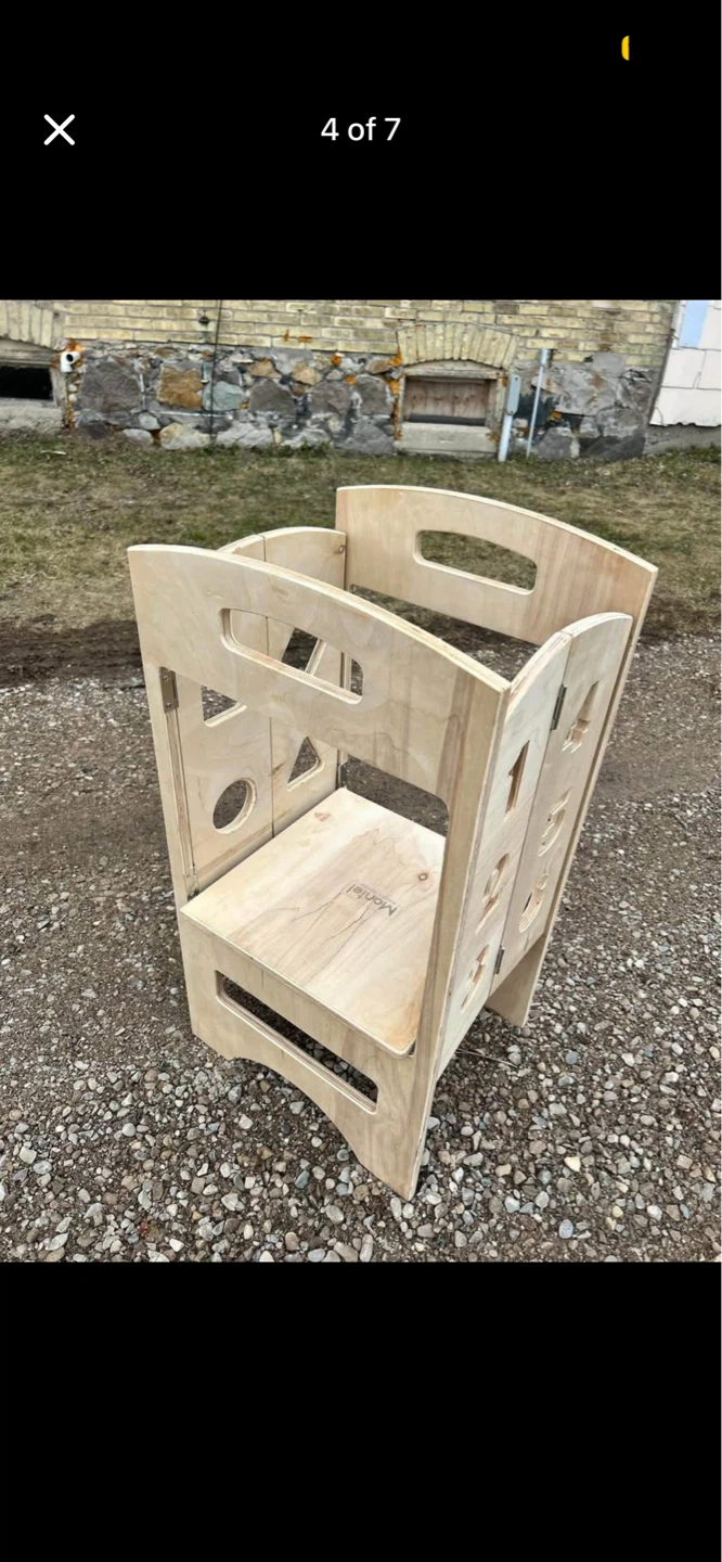 Wooden Learning Tower with Shape Sorter and Numbers - photo 4