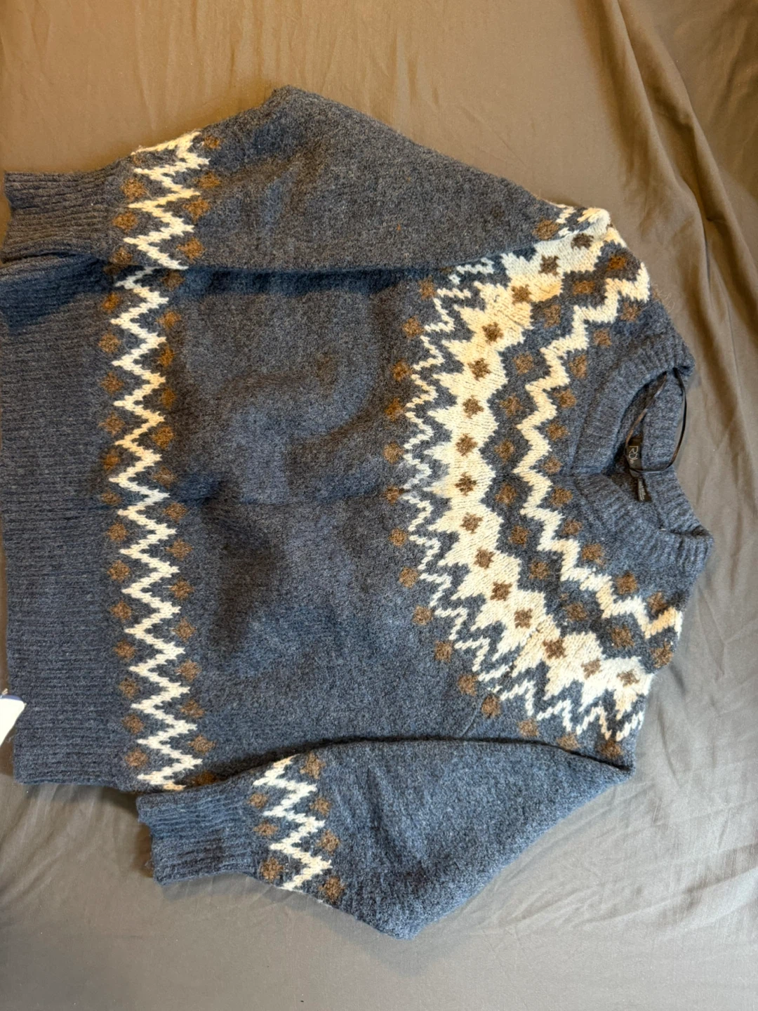 Men's Fair Isle Sweater - Blue