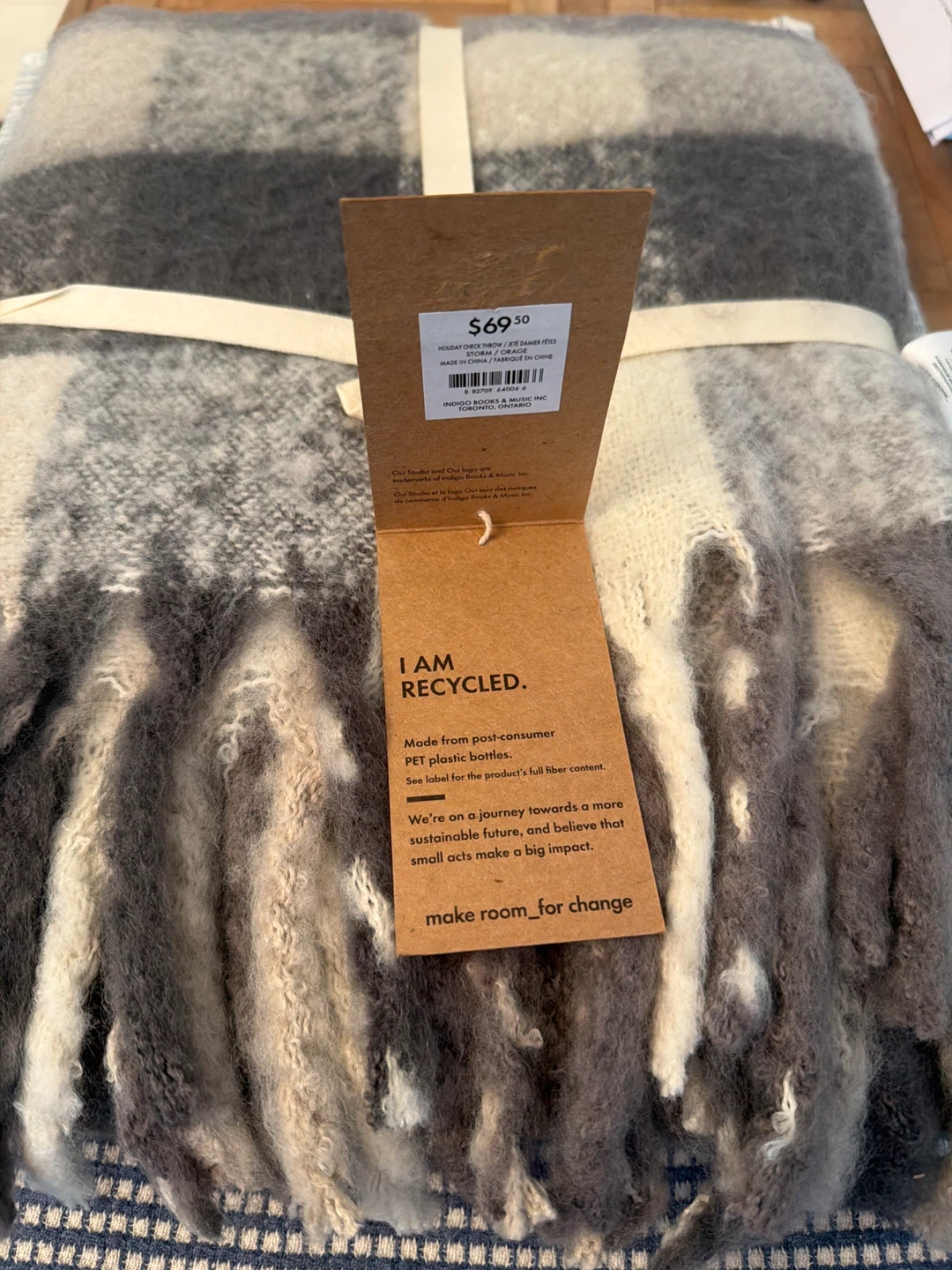 OU by Reborn Plaid Throw Blanket - photo 2