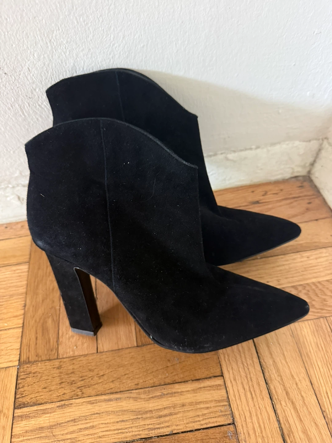 Black Suede Ankle Boots